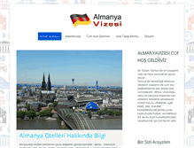 Tablet Screenshot of almanyavizesi.com